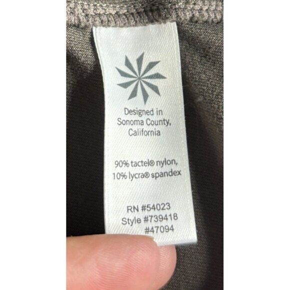 Athleta Skirt Womens Sz Small Chocolate Brown Tattle Nylon Spandex Pull On Soft - Picture 7 of 8